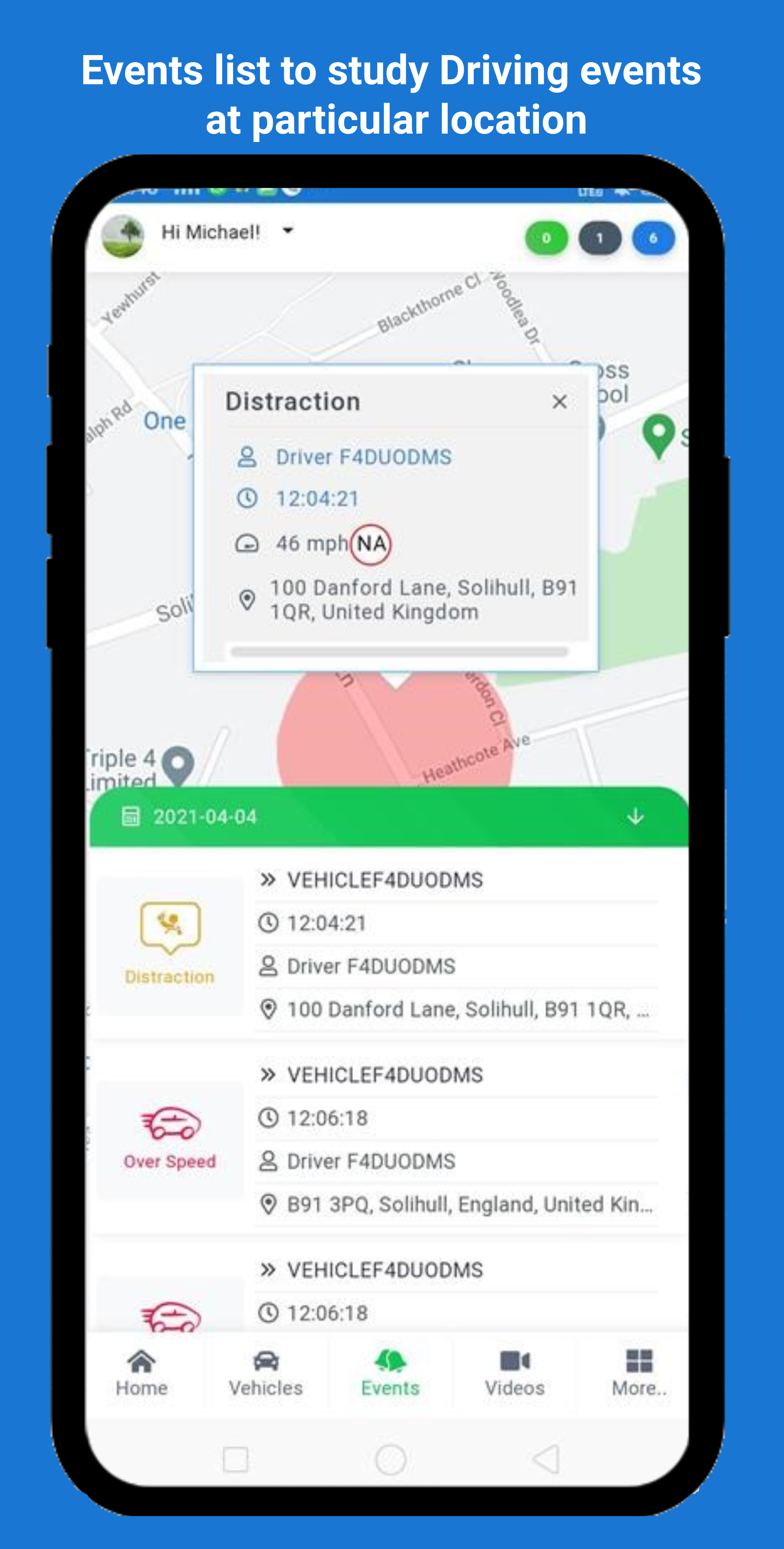 gps mobile app homepage