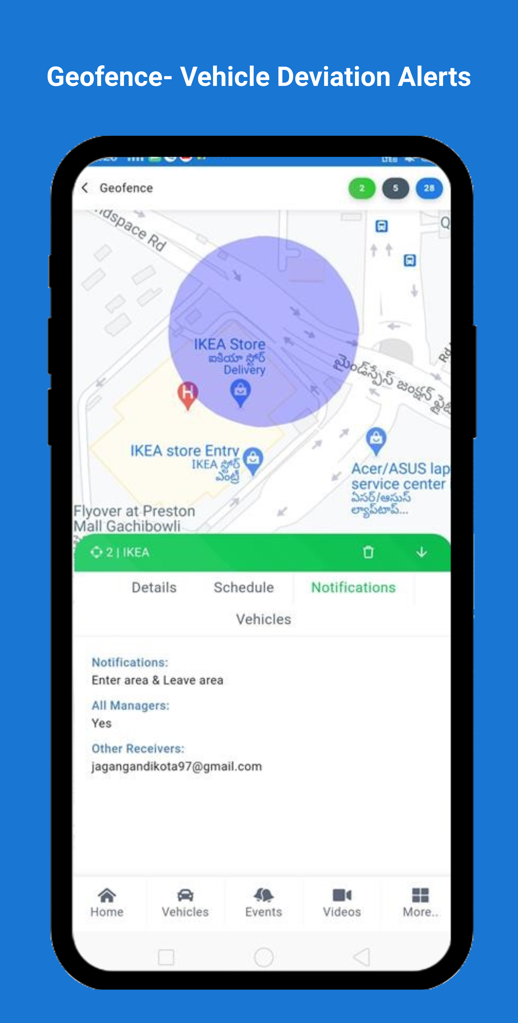 gps mobile app homepage